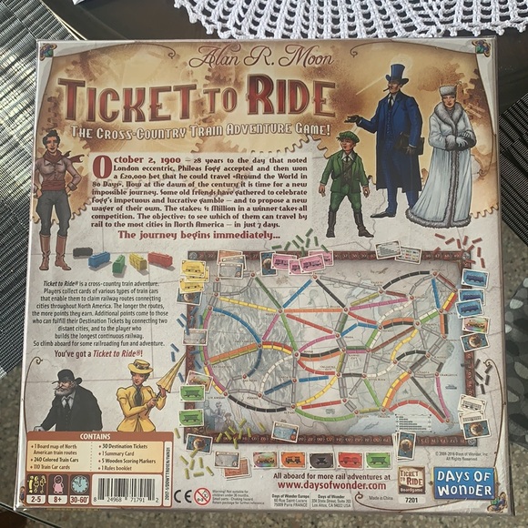 NEW! - Ticket to Ride - Board Game - SEALED - Picture 2 of 3